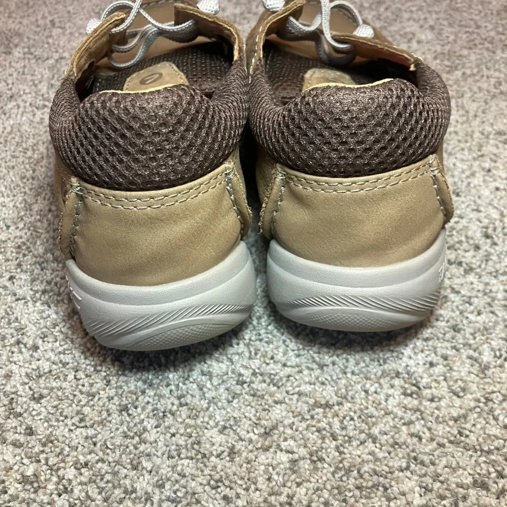 Clarks Gorwin Moc Men Dark Sand Nubuck Leather Boat Shoes Loafers Size 9 M